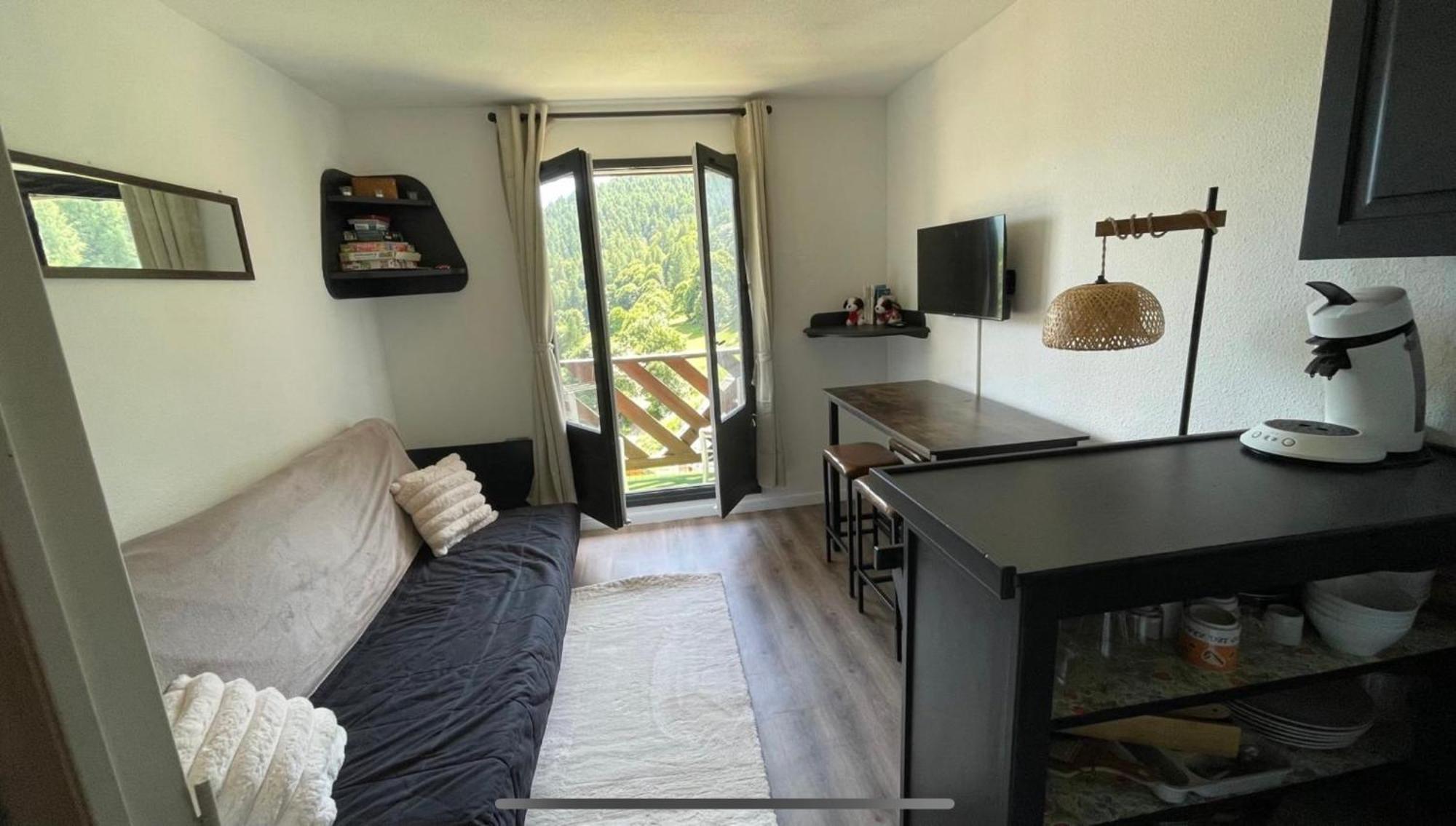 Studio Cosy 4 Couchages Avec Parking Et Balcon, Au Pied Telesiege Et Vente Forfaits A La Foux D'อัลโลส ภายนอก รูปภาพ
